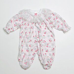 Vintage SWEET TREASURES 🍓Strawberry Bubble Romper {3/6M}
